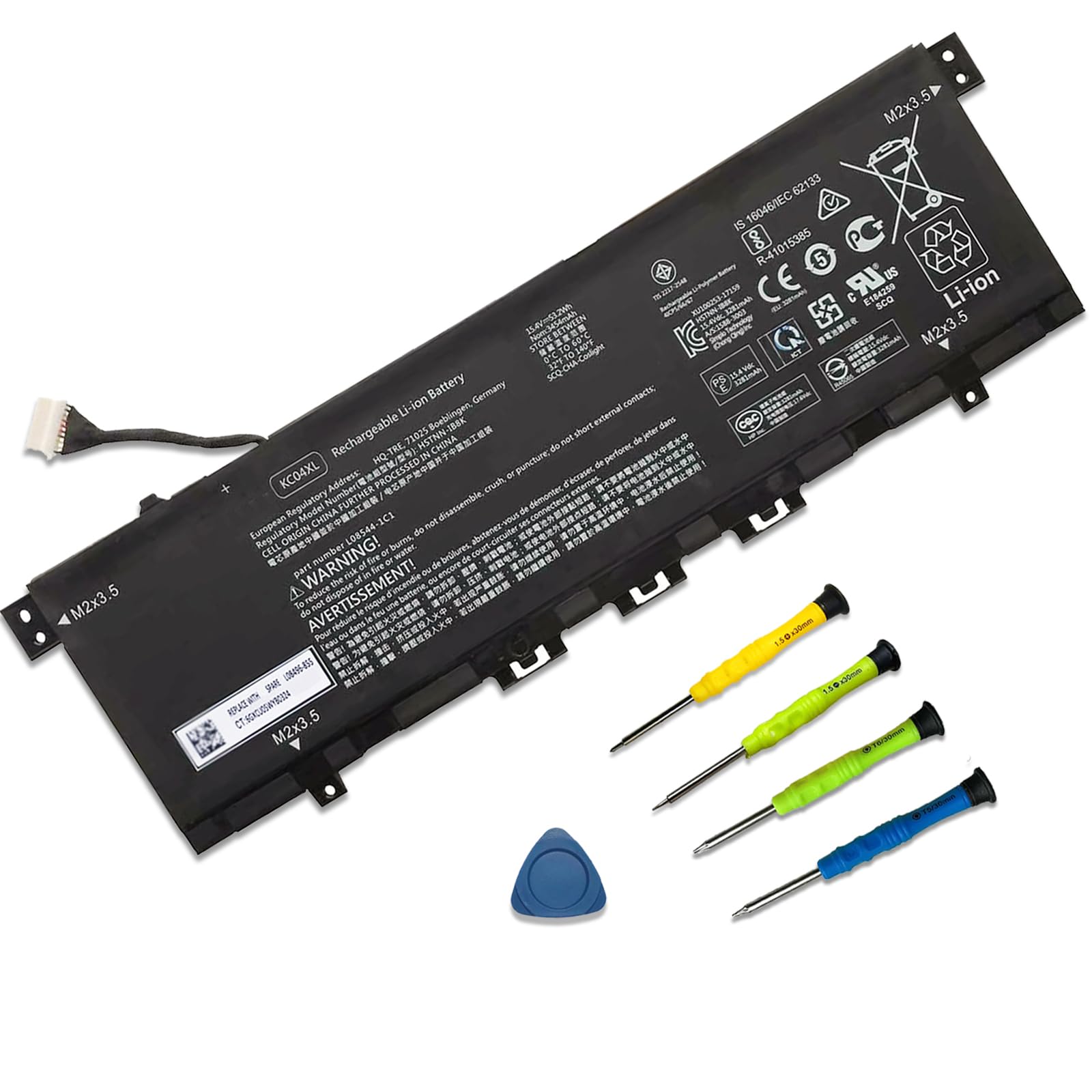 Amazon.com: KC04XL L08496-855 Laptop Battery for HP Envy 13T
